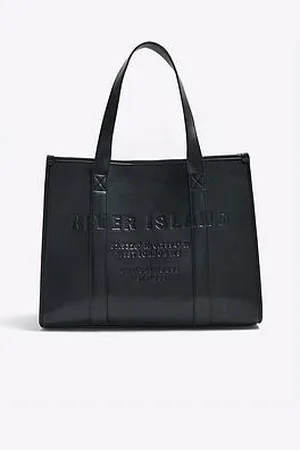 River Island Debossed Square Shopper Bag