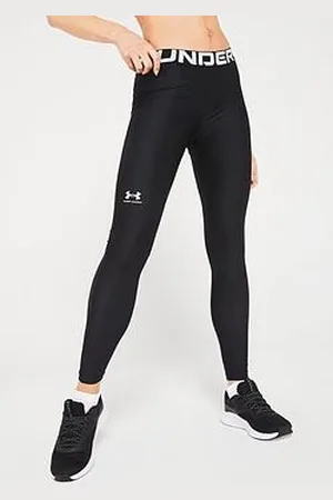 Under Armour Womens Training Heat Gear Authentics Legging - Black/White