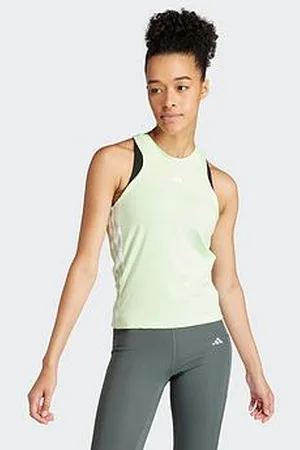 adidas Womens Train Essentials 3 Stripe Tank