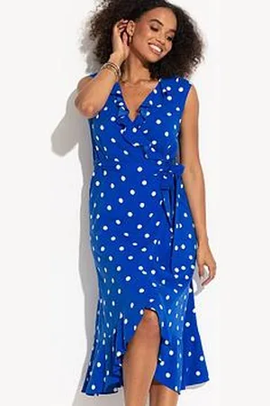 Pour Moi Midaxi Wrap Beach Dress With Lenzing&Trade; Ecovero&Trade; Viscose Fibres