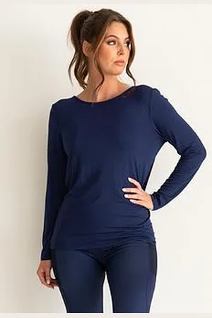 Pour Moi Cross Back Jersey Yoga Top