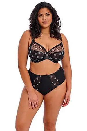 Elomi Matilda Spot Underwired Plunge Bra - Polka Dot