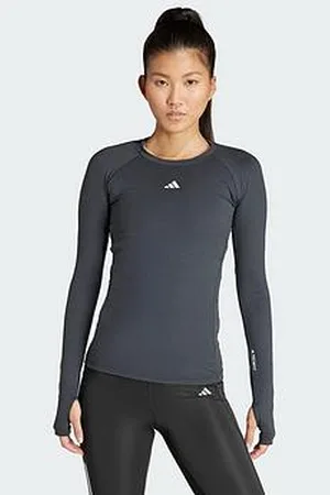 adidas Techfit Long Sleeve Training Top - Black