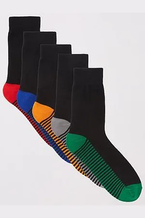 Very Man Heel & Toe Socks - 5 Pack