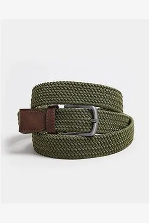 BAD RHINO Rhino Flex Elastic Woven Belt Khaki