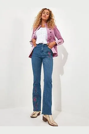 Joe Browns Embroidered Straight Leg Jeans