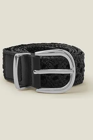 Women's Leather Plaited Belt