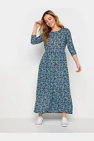 M&Co Petite Ditsy Pocket Maxi Dress