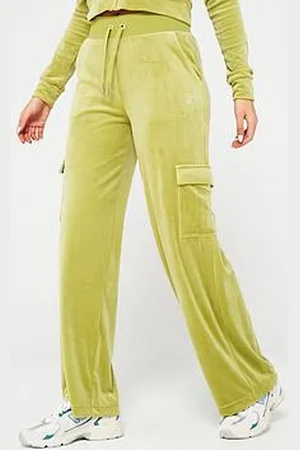 Juicy Couture Audree Velour Cargo With Juicy Diamante Logo