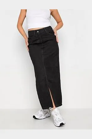 PixieGirl Petite Denim Maxi Skirt