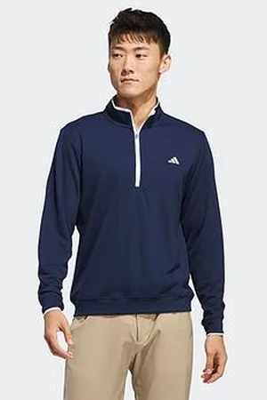 adidas Mens Golf Lightweight Half Zip Top