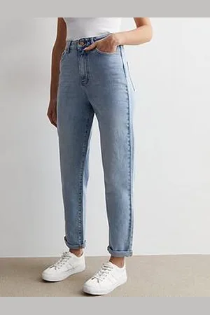 New Look Pale Blue High Waist Tori Mom Jeans
