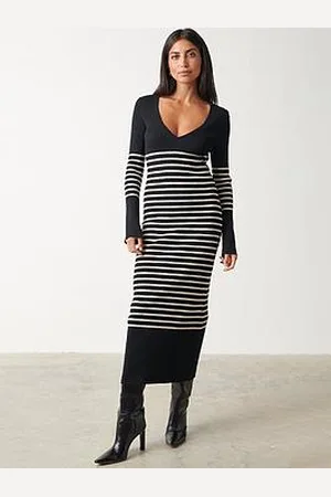 Pretty Lavish Vanessa Striped Knit Dress
