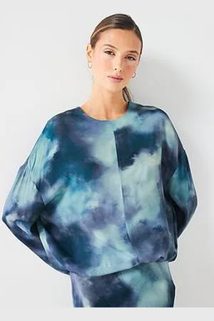 Fig & Basil Tie Dye Blouse Co Ord