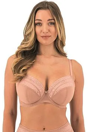 Fantasie Devote Underwired Side Support Plunge Bra - Nude
