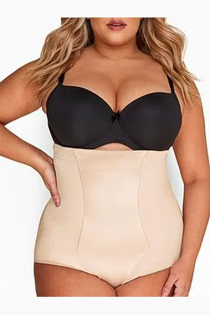 Yours Satin Control Hi Waist Brief