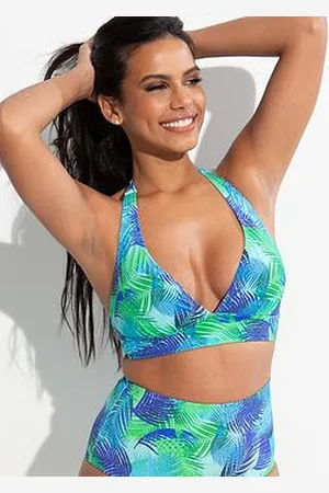 Pour Moi Aruba Non-Wired Longline Halter Bikini Top