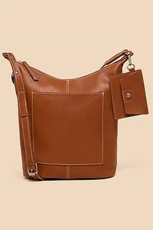 White Stuff Fern Leather Crossbody