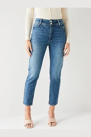 Very Sculpt Slim Mom Tint Wash Jeans - Tint