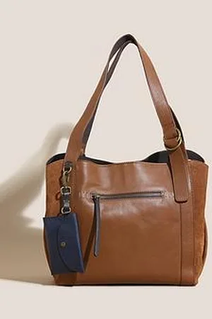 White Stuff Hannah Leather Tote Bag