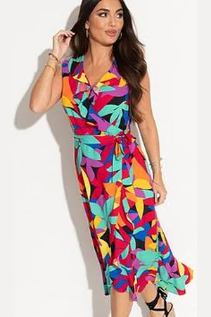 Pour Moi Midaxi Wrap Beach Dress With Lenzing&Trade; Ecovero&Trade; Viscose Fibres