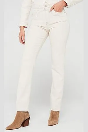 ONLY Slim Western Style Jeans - Ecru