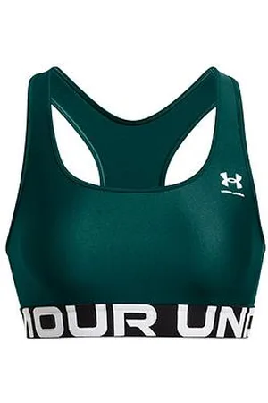 Under Armour Womens Training Heatgear Armour Mid Support Branded Bra