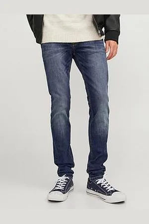 JACK & JONES Liam Skinny Fit Jeans - Dark Wash