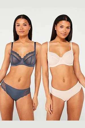 Dorina Imani 2 Pack Non Padded Wired Bra - /Beige