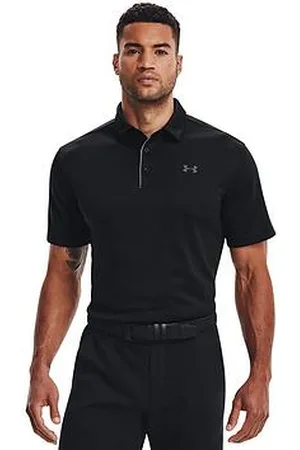 Under Armour Mens Golf Tech Polo - Black