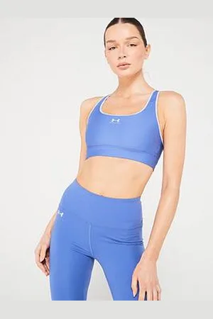 Under Armour Womens Training Heat Gear Armour Mid Padless Bra - Purple