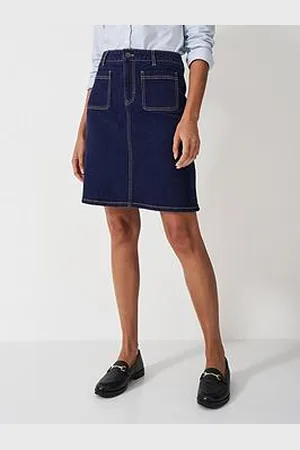 J.Crew Analee Denim Skirt - Dark