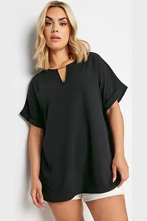 Yours Curve Trim Neck Blouse