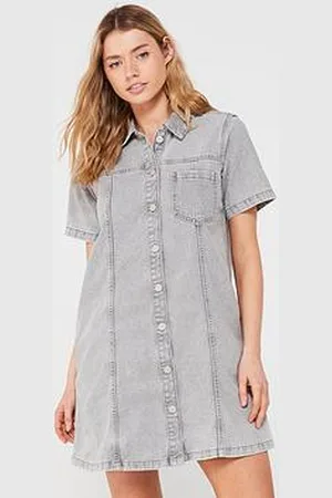JJXX A Line Denim Dress - Denim