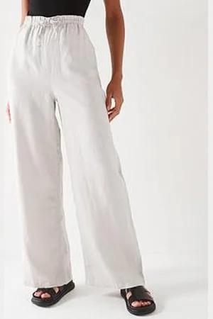 Very X Tara Maynard Premium Pure Linen Wide Leg Trouser