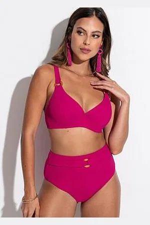 Pour Moi Cali Ribbed Texture High-Waist Belted Control Brief