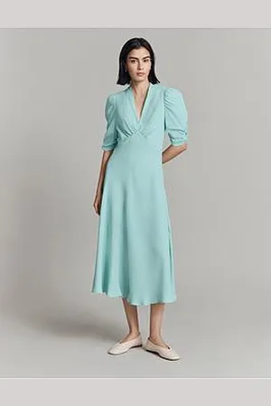 Ghost Madi Short Sleeve Midaxi Dress