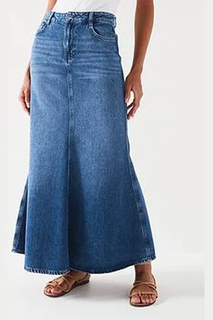 Very Denim Maxi Skirt