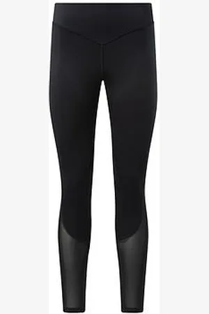 Reebok Womens Training Lux Contour Studio Mesh High Rise Tights