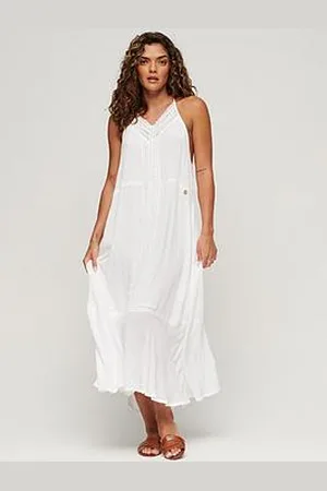 Superdry Lace Trim Maxi Dress