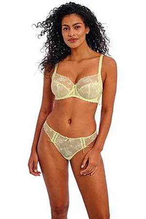Freya Offbeat Decadence Underwired Side Support Bra - Lime