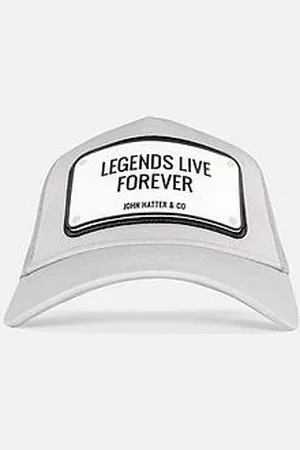 John Hatter & Co & Co Rubber Legends Live Forever Cap