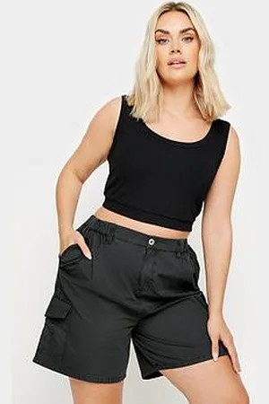 Yours Curve Woven Cargo Short