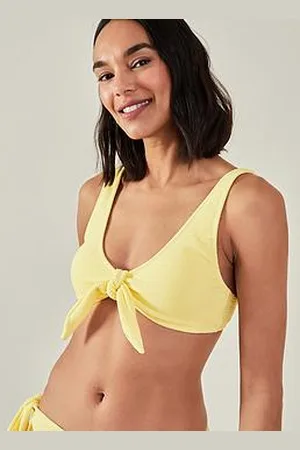 Accessorize Bunny Tie Bikini Top
