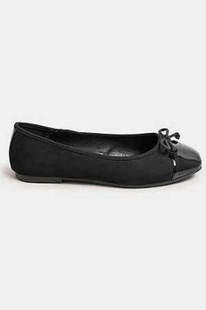 Yours Extra Wide Fit Chiselled Toe Cap Ballet