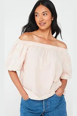 Very Embroidery Bardot Top