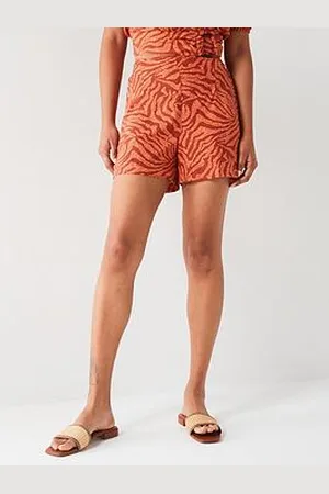 Very Printed Shorts Co-Ord - Orange