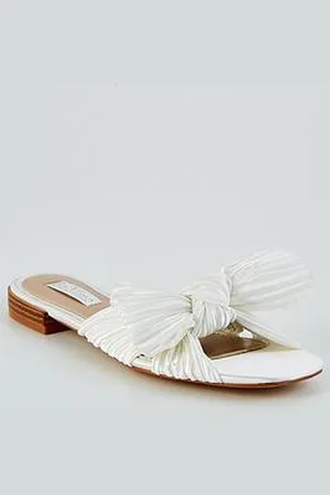Raid Bowie Bridal Knot Flat Sandal - Ivory