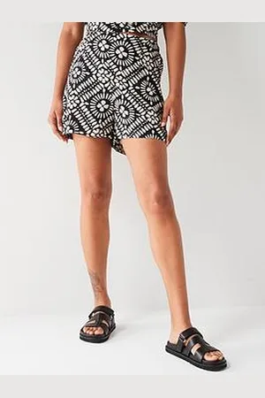 Very Printed Shorts Co-Ord - Black/White