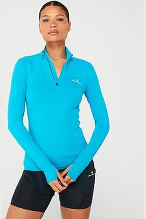 RonHill Womens Core Thermal Half Zip- /White